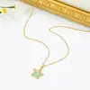 Colar Estrela do Mar de Aço Titânio Cruzado da Moda Versátil High-End Moda Versão Coreana Design de Nicho Corrente para Clavícula com Temperamento Atacado