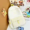 2025 Nova Mochila Escolar Versátil Estilosa de Nicho Mochila Fresca e Leve Feminina Mochila Simples de Grande Capacidade para Viagem