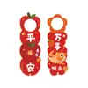 {Zhi Chi} Decoración Colgante de Puerta Pacífica y Alegre para Puerta, Gabinete, Entrada, Manija de Puerta, Adorno Colgante Pequeño Festivo y Lindo