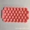 Una Gran Cantidad de Creativo Molde de Hielo de Silicona Tipo Panal con Tapa, Espesado 37 Cavidades Panal Apilable Molde DIY para Cubitos de Hielo