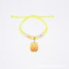 Pulsera linda de caricatura Bob Esponja 2024 Nuevo Paixing Cuerda de Mano para Pareja Infantil Joyería de Mano Tejida a Mano