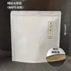 Bolsa Auto-Sellante con Cierre de Papel Kraft Blanco y Foil de Aluminio Puro Espesado, Bolsa para Empaque de Té Pu'er, 200g 357g