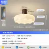 Nova Luminária Ventilador de Teto Invisível para Quarto Estilo Retrô Cor Creme com Padrão de Mármore Falso Design Criativo de Bolha Proteção para os Olhos Luminária Ventilador Elétrico