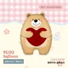 2026 Nuevo Día de San Valentín Transfronterizo Globos de Oso de Dibujos Animados Decoración de Fiesta Globos para Fiesta de Bodas Confesión Al Por Mayor