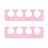 Esmalte de unha coloração nail art separador de dedo do pé separador de dedo do pé ferramenta auxiliar para aplicação de esmalte separador de dedo do pé TPE
