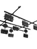 Iluminação de Trilho no Teto para Estúdio Fotográfico Suporte de Luz para Cinema e Televisão Teto Sala de Transmissão ao Vivo Estúdio Virtual Trilho no Teto LED Plano