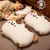 Almohada de gato de tres colores de dibujos animados súper suave para cama, oficina, siesta infantil, dormitorio de estudiantes, se puede usar para recostarse, y es extraíble y lavable