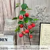Ramas Pequeñas de Manzana Artificiales para Decoración Suave de Año Nuevo, Entrada, Decoración de Sala de Estar, Adornos para Mueble de TV, Frutas de Espuma, Frutas Rojas, Bayas Artificiales