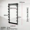 Estante para Espadas Soporte para Espadas Soporte para Espadas Colgante de Pared Negro Hueco Clásico Estante de Armas Montado en Pared Estante para Flautas Soporte para Flautas Estante para Pistolas