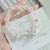 Pulsera de Cuarzo Rosa Natural, Lujo Accesible y de Gama Alta, Pulsera Giratoria de Copo de Nieve de Perla Shijia, Pulsera de Cristal para Mujer, Estilo Popular de Douyin