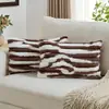 Funda de Almohada para Cabecera de Dormitorio Rayada Tie-Dye, Cojín Decorativo Suave, Cojín Decorativo para Sofá de Sala de Estar, Soporte Lumbar para Silla de Comedor
