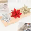 Flores de Natal Simuladas Atacado Materiais para Decoração de Árvore de Natal em Pó Flores de Pinheiro e Cipreste Acessórios para Guirlanda Artificial