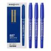 Hero 887 caneta Gouxie pequena de duas cabeças oleosa 880 caneta marcadora grande de duas cabeças à base de água 883 caneta dupla pequena atacado