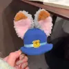 Acessórios de Cabelo de Pelúcia Zootopia Chapéu de Coelho Judy Presilha de Cabelo Presilha Lateral Grampo de Cabelo Adereço de Foto para Mulheres