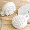 Herramienta para Lavar el Cabello Estilo Japonés, Cepillo Blanco para Lavar el Cabello, Peine Masajeador para la Cabeza, Rascador del Cuero Cabelludo, Cepillo de Silicona para Champú, Venta al por Mayor desde el Fabricante