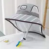 Sombrero de Protección Solar para Niños, Protección UV, Sombrero tipo Chal de Ala Ancha Mediano y Grande para Niños, Sombrilla de Playa para Bebés Niños y Niñas, Sombrero de Pescador