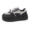 Explosiones sentido de alta gama todo-fósforo zapatos blancos pequeños zapatos de plataforma aumentada zapatos de mujer 2024 nuevo invierno casual deportes zapatos de plataforma