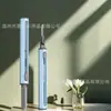 Caneta de limpeza para fone de ouvido Bluetooth transfronteiriça, escova de limpeza multifuncional três em um, caneta retrátil, escova portátil para remoção de poeira