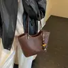 Elegante bolso vintage para mujer, nueva moda de verano 2026, versátil bolso de hombro para el día a día, bolsa tote de gran capacidad