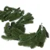 Planta de simulação de fornecimento transfronteiriço decoração de pinheiro de Natal junco decoração de parede de junco de pinho artesanato de plástico de junco acessórios de flores