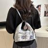 2025 Nuevo Estilo Universitario Todo Fósforo Bidimensional Empaque de Dolor para Clase Libro para Mujeres Bolso Cruzado Transparente para Bebé Bolso de Dolor para Mujeres