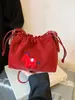 Nova Bolsa Transversal de Pelúcia Bordada com Desenho Animado Fofo 2024 para Mulheres, Bolsa de Ombro com Design Único, Bolsa de Mão Moderna e Versátil