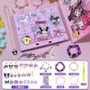 Nuevo de Alta Venta Dibujo Animado Kuromi DIY Pulsera para Niños Sanrio Pulsera Conjunto de Joyería con Cuentas Regalo de Cumpleaños