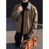 Chaqueta Casual de Estilo Americano con Bloques de Color, Corte Holgado para Hombre, Otoño 2026, Ropa Exterior Elegante y Versátil
