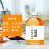 Garrafa de Vidro para Bebidas Saudáveis de Pequena Capacidade 100ml, Garrafa para Bebidas, Garrafa de Vidro para Café 200ml, Garrafa de Vidro para Bebidas, Chá e Sucos 250ml