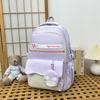Mochila Escolar de Design Exclusivo para Estudantes Universitárias Simples Versátil Mochila para Computador de Grande Capacidade Leve Mochila para Alunos do Ensino Fundamental Moderna