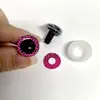 Ojos 3D Globos Oculares de Animal Patrón Estereoscópico de Escamas de Serpiente Juguetes de Felpa Accesorios de Plástico Adornos de Ojo de Cristal de Resina