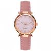 Novo conjunto de duas peças de pulseira com estrela de cinco pontas e relógio de pulso feminino com superfície digital cor prata rosa quente transfronteiriço relógio de quartzo feminino