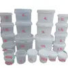 Venta al por mayor del fabricante Cubo de plástico blanco de 5 kg Grado alimenticio Químicos y Artículos de uso diario Material de PP Certificación de grado alimenticio