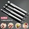 Herramienta Multifuncional de Acero Inoxidable para el Hogar para Quitar el Hueso de Dátiles Rojos, Espino Blanco y Manzanas; Descorazonador de Fruta