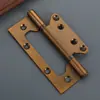 Bisagra de puerta de madera excéntrica para puerta de madera sin ranuras, 4 pulgadas, 5 pulgadas, bisagra de rodamiento, bisagra de puerta excéntrica, bisagra de acero inoxidable engrosada