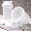 Copo shaker para suplemento de proteína 500ml copo para milkshake copo de plástico copo para esportes fitness copo misturador portátil