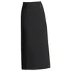 Falda de mujer simple y elegante de corte recto para otoño e invierno 2026, nueva falda lápiz elegante de cintura alta, corte ajustado, longitud media, para ir a la oficina