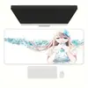 Mouse Pad de Jogo de E-Sports Bidimensional de Personagem de Anime Grande de Alta Qualidade Espessado e Resistente a Manchas Teclado de Computador Pad de Mesa