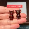 Escultura de Sândalo Cabeça de Ursinho Vários Estilos Laço Ursinho Contas Soltas Pulseira DIY Pingente Charme Acessórios Wen