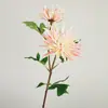 Dália Artificial de Luxo Leve Flor Artificial Casamento Decoração de Casa e Escritório 2 Galhos Flor Falsa Buquê de Flores Artificiais Flor Artificial Transfronteiriça