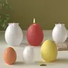 Amapola Transfronterizo Más Vendido Huevo de Pascua Molde de Silicona Hilo de Tejer DIY Huevo Adorno Molde para Velas