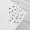 Taladro de uñas mixto Mini tamaño pequeño arte de uñas plano forma especial diamante mixto k 9luz de luna blanco joyería para uñas al por mayor