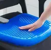 Dropshipping Transfronterizo Cojín de Gel Almohadilla de Huevo de Panal Cojín de Silla Transpirable Cojín para Asiento de Coche de Verano Doble Capa Cuadrado Cojín de Hielo
