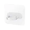 Ganchos Transparentes de Pared para Cocina y Baño Ganchos Adhesivos Fuertes Sin Rastro Accesorios de Parche Sin Clavos Ganchos Transparentes de Almacenamiento