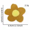Fábrica en stock Pegatinas de Tela Bordadas de Flores de Dibujos Animados Accesorios de Ropa de Color Sólido Decoración Parche para Planchar Suministro Transfronterizo