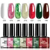 Set de Esmalte en Gel para Uñas de 7/8 Piezas, Arte de Uñas Temático Navideño, Capa Superior, Capa Base, Set de Cuidado para Uñas, Producto de Venta Caliente Transfronterizo