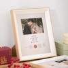 Marco de fotos de certificado de matrimonio creativo, decoración, certificado de matrimonio, registro conmemorativo, marco de fotos de madera de 10 pulgadas, colección de libros de bodas, marco de palabras Xi