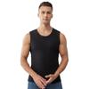 Chaleco térmico grueso sin mangas para hombre con forro polar, capa base, camiseta interior cálida