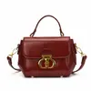 Bolso de Mujer Elegante de Gama Alta, Bolso de Mano Nuevo de Color Sólido Simple con Tacto Premium, Bolso Cruzado Pequeño Cuadrado Versátil de Nicho