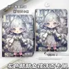 Livro de Cartões com Folhas Soltas A5 Gray Cool Girl Novo Diário de Mão Tendência Cool Desenho Animado Fivela Magnética Livro Sp Girl Caderno